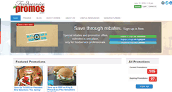 Desktop Screenshot of foodservicepromos.com